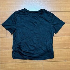 Women's Black Sporty Top